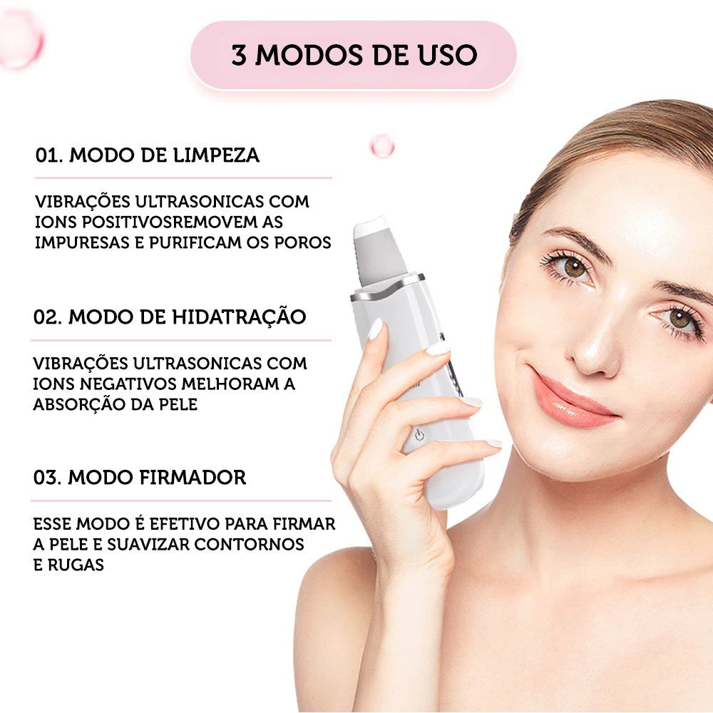 Aparelho de Peeling Ultra Sônico Portátil