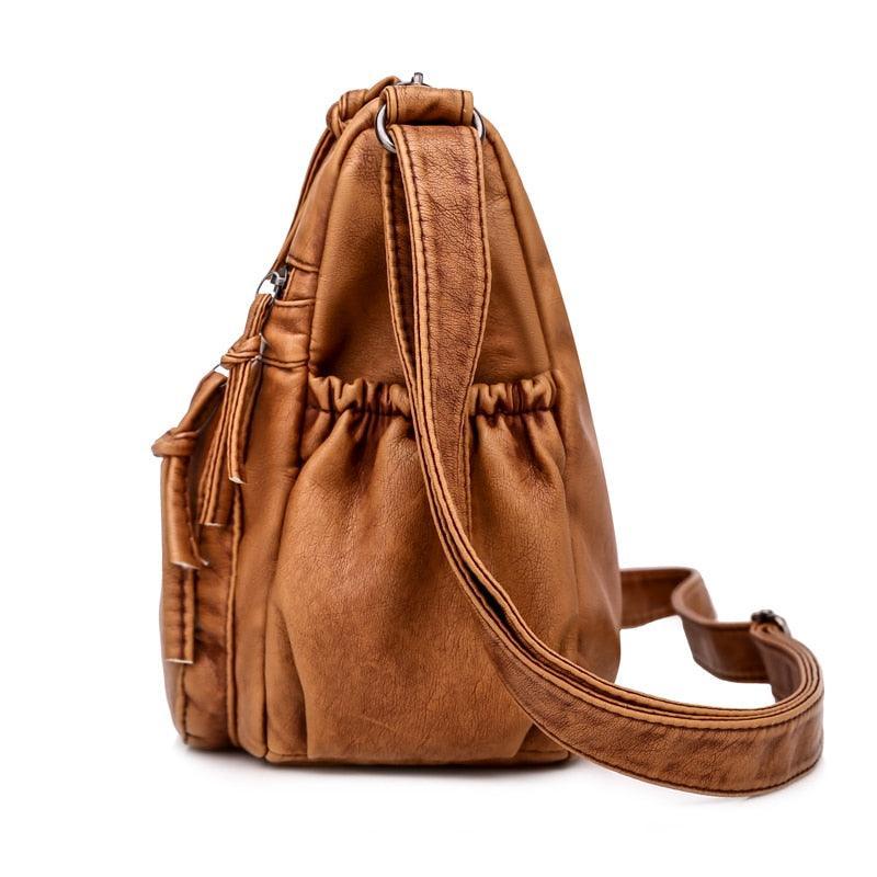 Bolsa de ombro feminina vintage