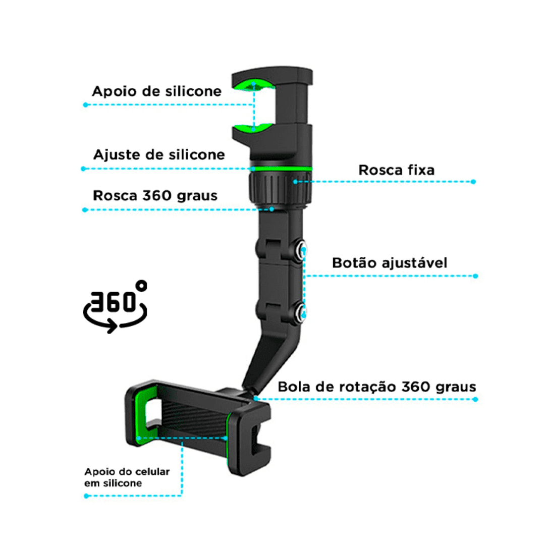 Suporte para celular Multifuncional 3.0 (Queima De Estoque 🔥)