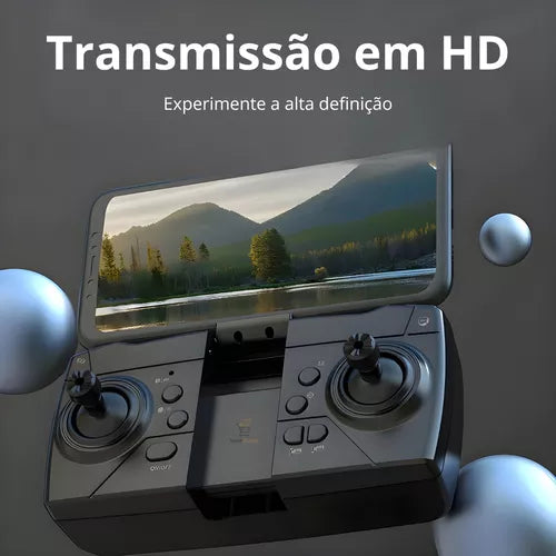 Drone Tesla 8K Pro Com Câmera 1080P Wifi GPS 5Km