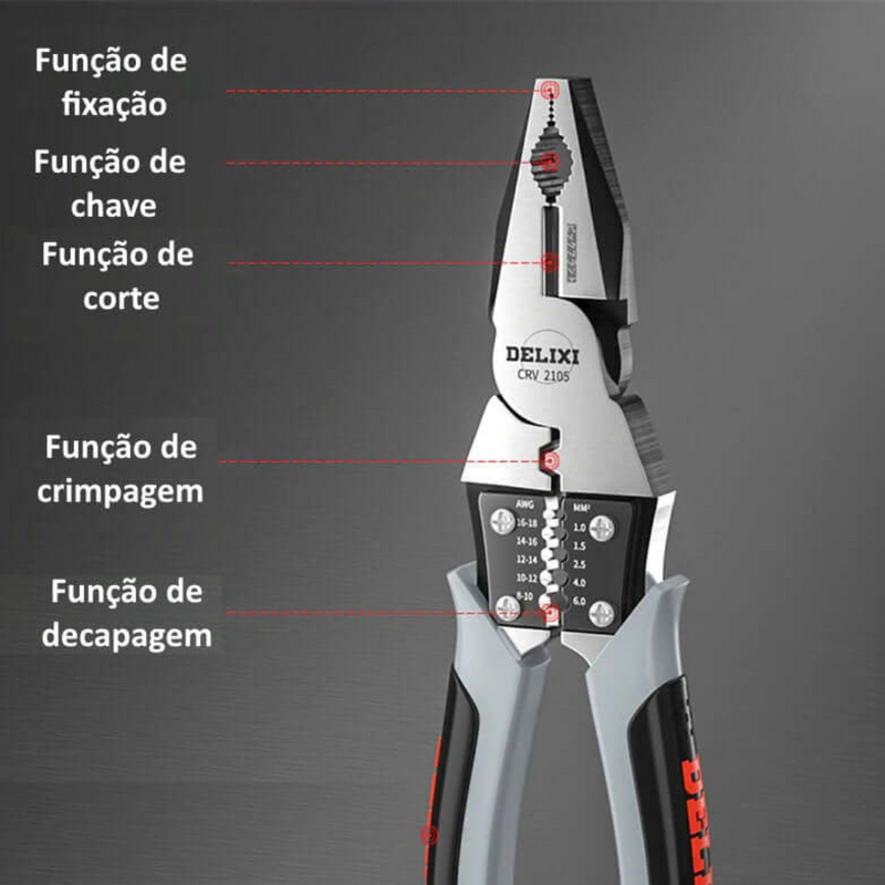 Alicate Multifuncional | Delixi