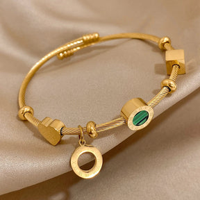 Pulseira Ajustável Romana 18K