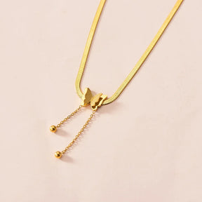 Colar Butterfly Minimalista em Ouro 18K