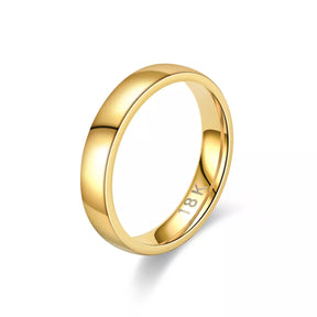 Anel Minimalista Banhado Ouro 18k